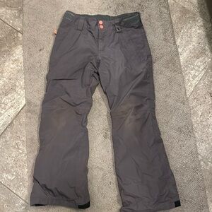 Burton grey ski snow pants